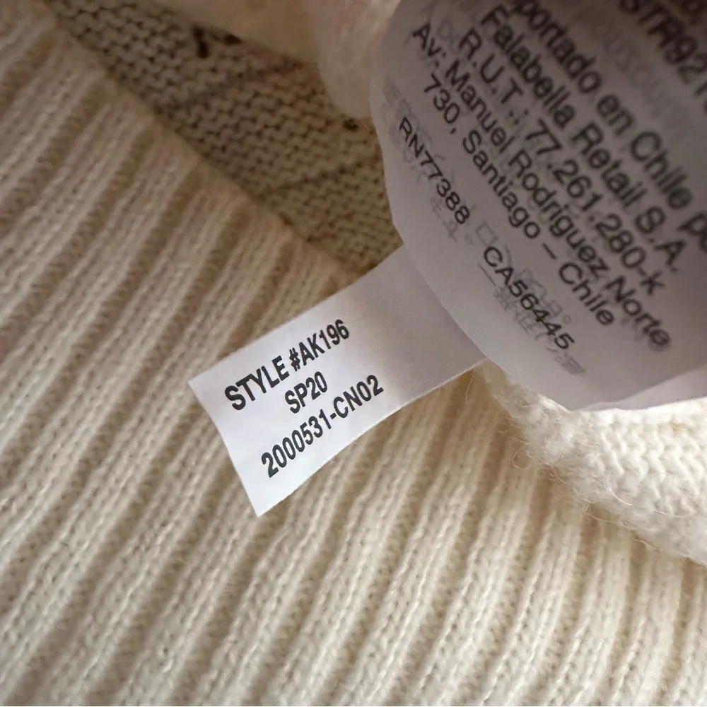 J. Crew Wool‎ Alpaca blend Elegant Cream Sweater Ladies Large